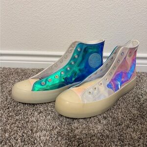 Converse White High-Top Sneakers